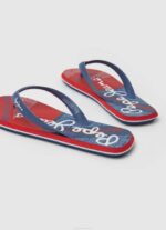 muškarci mornarica japanke za plažu sa zastavom kitova Pepe Jeans JZ8H1256 - Slika 4