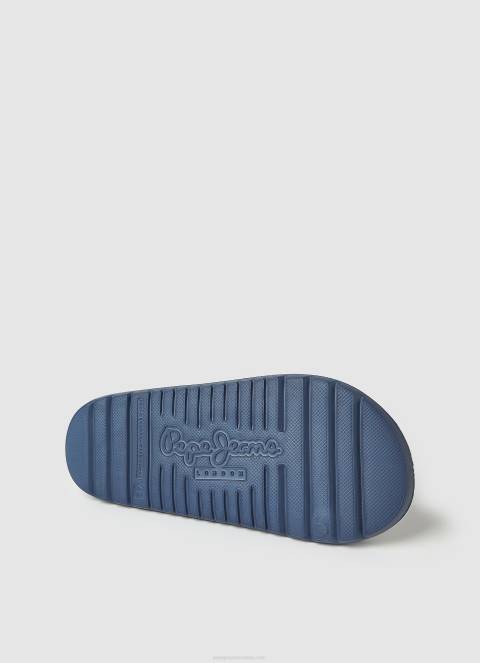 muškarci mornarica japanke za tobogan za plažu Pepe Jeans JZ8H1267 - Slika 5