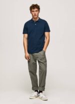 muškarci mornarica majica s logom Pepe Jeans JZ8H1078 - Slika 2