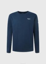 muškarci mornarica pamučna majica dugih rukava Pepe Jeans JZ8H1009 - Slika 5