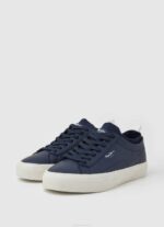 muškarci mornarica yogi kožne čarape tenisice Pepe Jeans JZ8H1222 - Slika 3