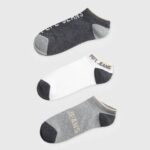 muškarci multi 3 paketa čarapa za gležnjeve Pepe Jeans JZ8H1144