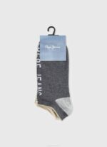 muškarci multi 3 paketa čarapa za gležnjeve Pepe Jeans JZ8H1144 - Slika 3