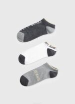 muškarci multi 3 paketa čarapa za gležnjeve Pepe Jeans JZ8H1145 - Slika 4