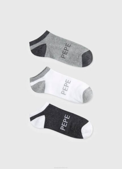 muškarci multi 3 paketa čarapa za gležnjeve Pepe Jeans JZ8H1145