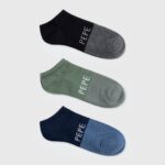 muškarci multi 3 paketa čarapa za gležnjeve Pepe Jeans JZ8H1153