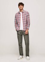 muškarci multi loick kockasta poplin košulja Pepe Jeans JZ8H1067 - Slika 2