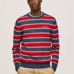 muškarci multi pamučni jersey s prugastim printom Pepe Jeans JZ8H861