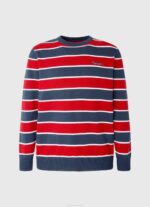 muškarci multi pamučni jersey s prugastim printom Pepe Jeans JZ8H861 - Slika 5