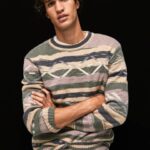 muškarci multi prugasti dres s okruglim ovratnikom Pepe Jeans JZ8H857