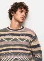 muškarci multi prugasti dres s okruglim ovratnikom Pepe Jeans JZ8H857 - Slika 4