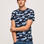 muškarci ozzy majica s kamuflažnim printom Pepe Jeans JZ8H922