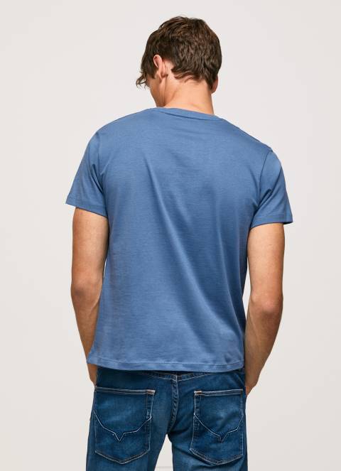 muškarci ozzy pamučna majica s logotipom kistova Pepe Jeans JZ8H929 - Slika 4