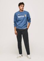 muškarci ozzy pamučni džemper sa zaobljenim ovratnikom Pepe Jeans JZ8H881 - Slika 2