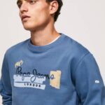 muškarci ozzy pamučni džemper sa zaobljenim ovratnikom Pepe Jeans JZ8H881