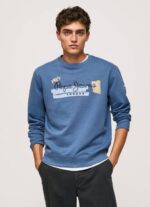 muškarci ozzy pamučni džemper sa zaobljenim ovratnikom Pepe Jeans JZ8H881 - Slika 3