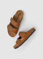 muškarci preplanuli ten dvostruke kanzas anatomske sandale Pepe Jeans JZ8H1281 - Slika 2