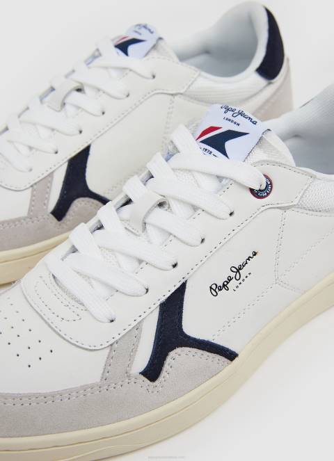 muškarci prljavo bijelo kore combi kombinirane tenisice Pepe Jeans JZ8H1169 - Slika 5