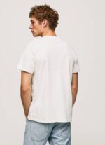 muškarci prljavo bijelo majica s printom logotipa Pepe Jeans JZ8H992 - Slika 4