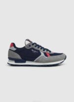 muškarci siva brit man studio retro tenisice Pepe Jeans JZ8H1181