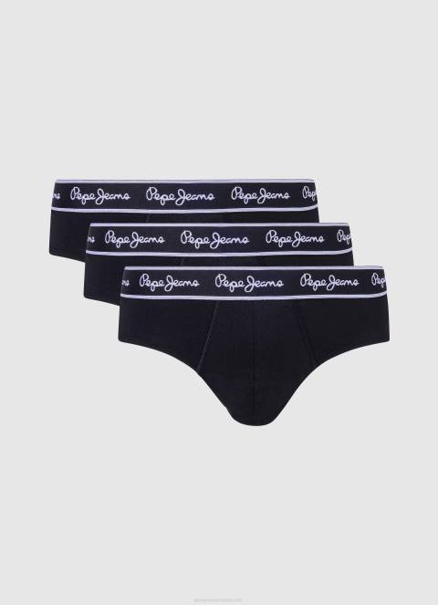 muškarci sivi lapor 3 pakiranja rastezljivih pamučnih bokserica Pepe Jeans JZ8H1160 - Slika 4