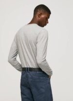 muškarci sivi lapor pamučna majica dugih rukava Pepe Jeans JZ8H1006 - Slika 4