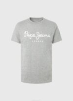 muškarci sivi lapor pamučna majica kratkih rukava Pepe Jeans JZ8H1004 - Slika 4