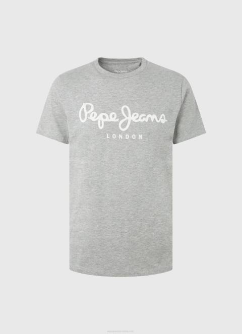 muškarci sivi lapor pamučna majica kratkih rukava Pepe Jeans JZ8H1004 - Slika 4