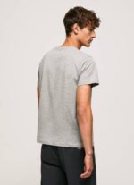 muškarci sivi lapor pamučna majica s logotipom kistova Pepe Jeans JZ8H931 - Slika 4