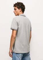 muškarci sivi lapor pike polo majica s izvezenim logotipom Pepe Jeans JZ8H1077 - Slika 4