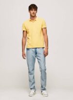 muškarci sjaj pike polo majica s izvezenim logotipom Pepe Jeans JZ8H1081 - Slika 2