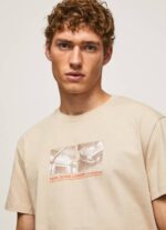 muškarci slad majica s printom fotografija Pepe Jeans JZ8H989 - Slika 3