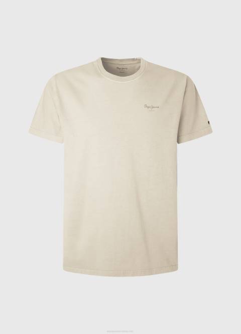 muškarci slad pamučna majica s otisnutim logotipom Pepe Jeans JZ8H939 - Slika 5