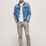 muškarci srebrni stanley obične jogger hlače Pepe Jeans JZ8H1101