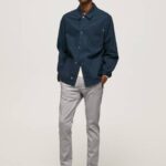 muškarci srebrni uske james chino hlače Pepe Jeans JZ8H1110