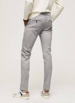 muškarci srebrni uske james chino hlače Pepe Jeans JZ8H1110 - Slika 3