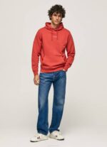 muškarci studio crvena pamučni džemper s kapuljačom Pepe Jeans JZ8H909 - Slika 2