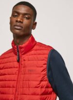muškarci studio crvena podstavljeni prsluk s patentnim zatvaračem Pepe Jeans JZ8H843