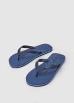 muškarci tamni traper bay beach japanke za plažu logo Pepe Jeans JZ8H1277 - Slika 3