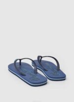 muškarci tamni traper bay beach japanke za plažu logo Pepe Jeans JZ8H1277 - Slika 4