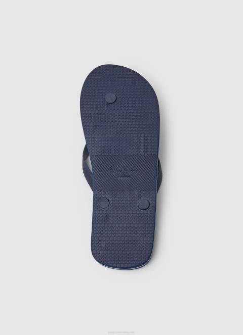muškarci tamni traper bay beach japanke za plažu logo Pepe Jeans JZ8H1277 - Slika 5