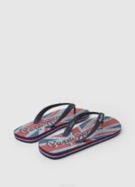 muškarci tamni traper japanke za plažu sa zastavom hawi Pepe Jeans JZ8H1259 - Slika 4