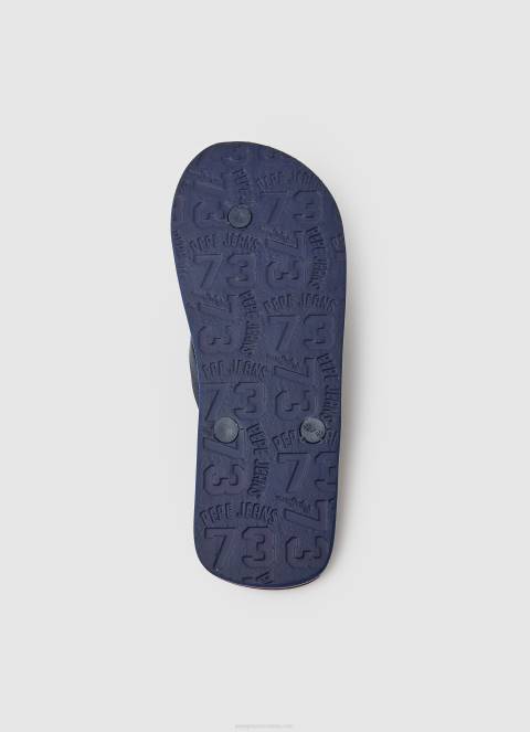 muškarci tamni traper japanke za plažu sa zastavom hawi Pepe Jeans JZ8H1259 - Slika 5