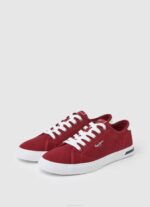 muškarci tamno crvena kenton road basic tenisice Pepe Jeans JZ8H1211 - Slika 3