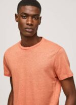muškarci tikvica naranča obična pamučna majica Pepe Jeans JZ8H995 - Slika 3