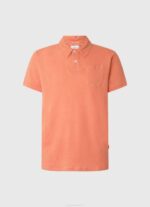muškarci tikvica naranča polo majica s prugastim printom Pepe Jeans JZ8H1091 - Slika 4
