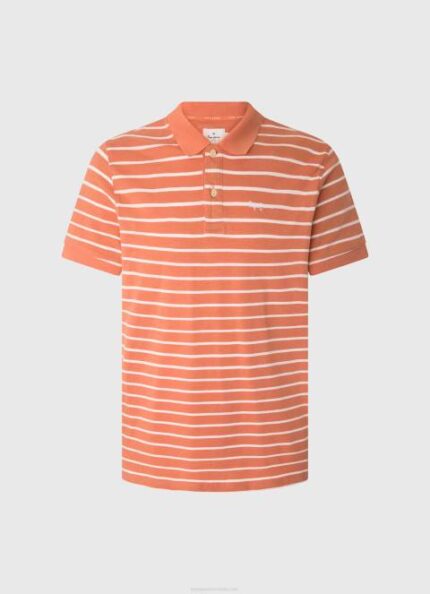 muškarci tikvica naranča polo majica s prugastim printom Pepe Jeans JZ8H1091