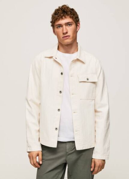 muškarci traper blake majica od trapera opuštenog kroja Pepe Jeans JZ8H1037