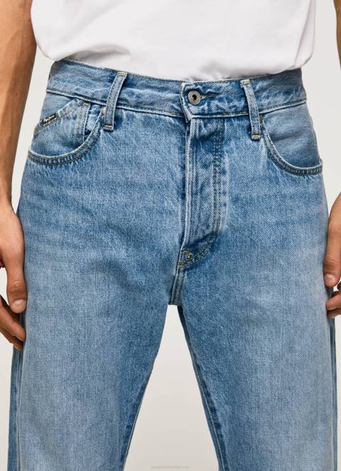 muškarci traper byron srednje srednje traperice opuštenog kroja Pepe Jeans JZ8H811 - Slika 3