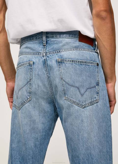 muškarci traper byron srednje srednje traperice opuštenog kroja Pepe Jeans JZ8H811 - Slika 5